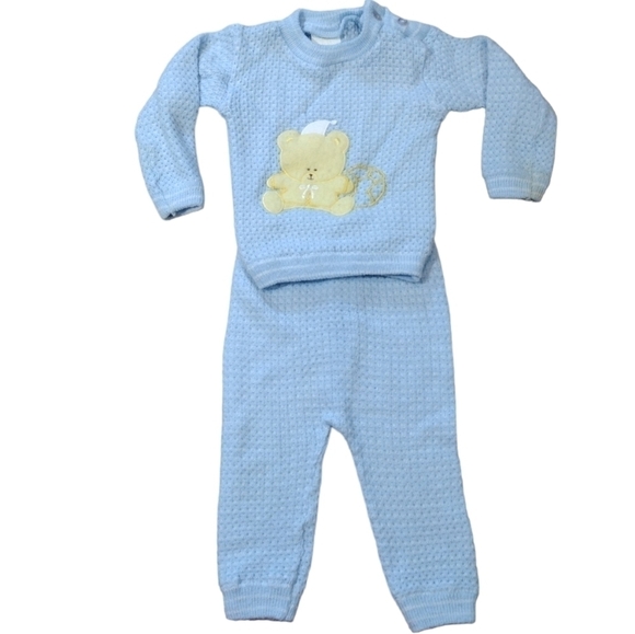 VINTAGE Baby Boy Sweater Set - Picture 1 of 4